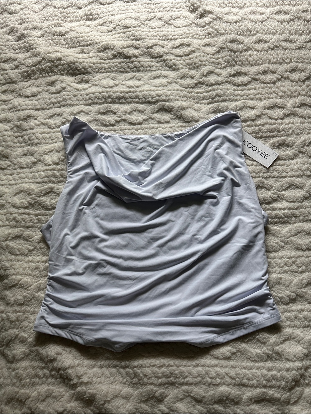 Women's Draped Cowl Neck Tank Top -